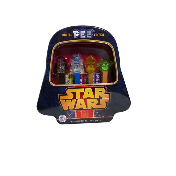Star Wars Limited Edition PEZ Candy Dispenser Set In Darth Vader Tin - Picture 1 of 6
